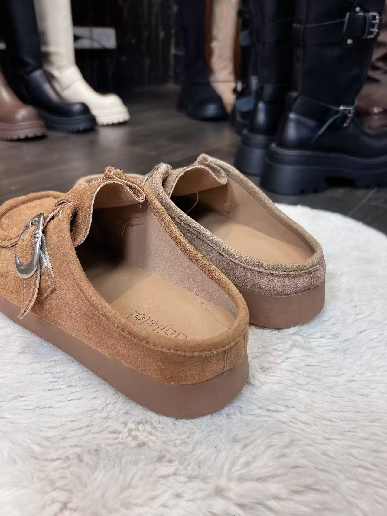 TW04 懒人勃肯半拖鞋