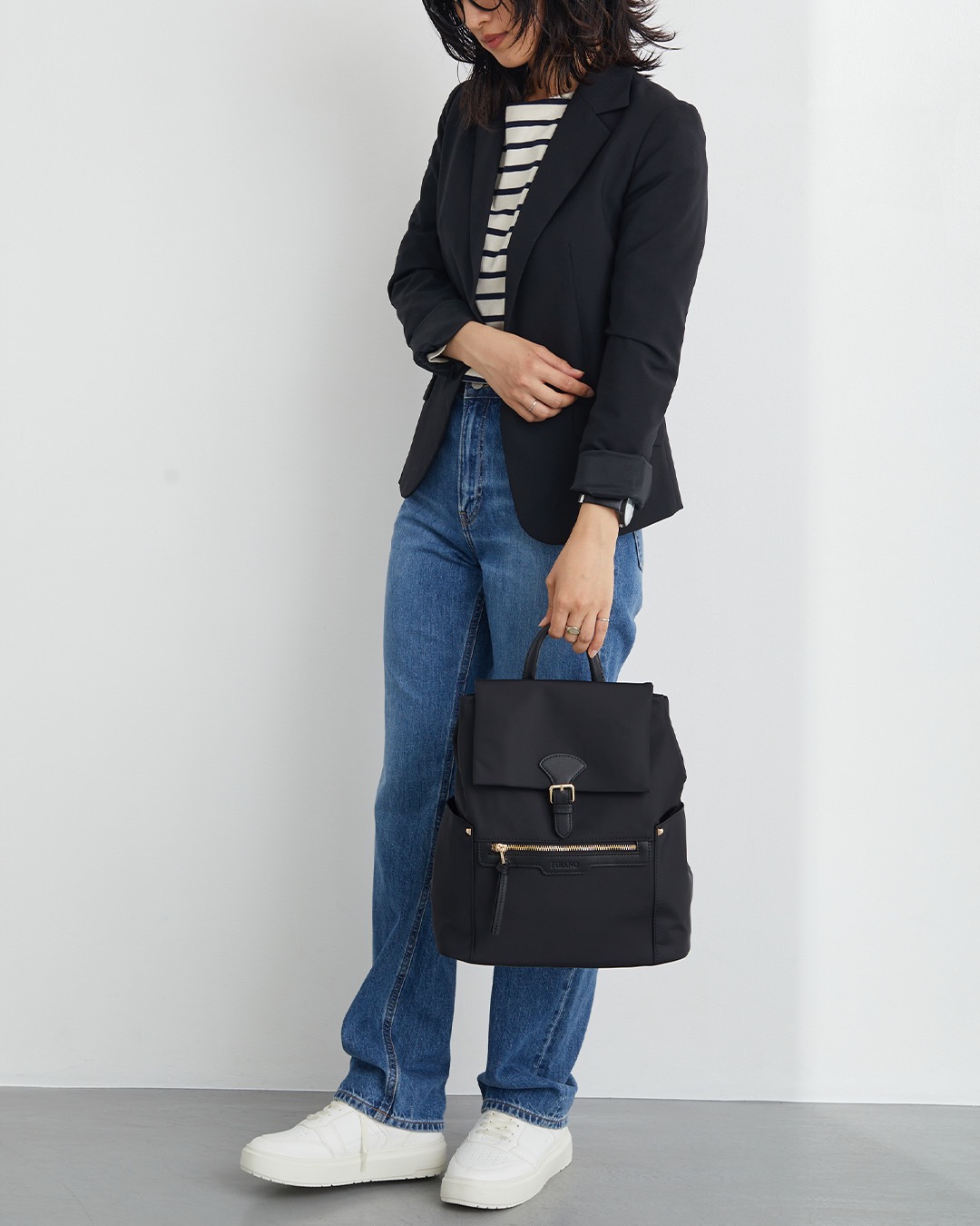 《現貨》 日本firano防水輕量尼龍背包(黑色)