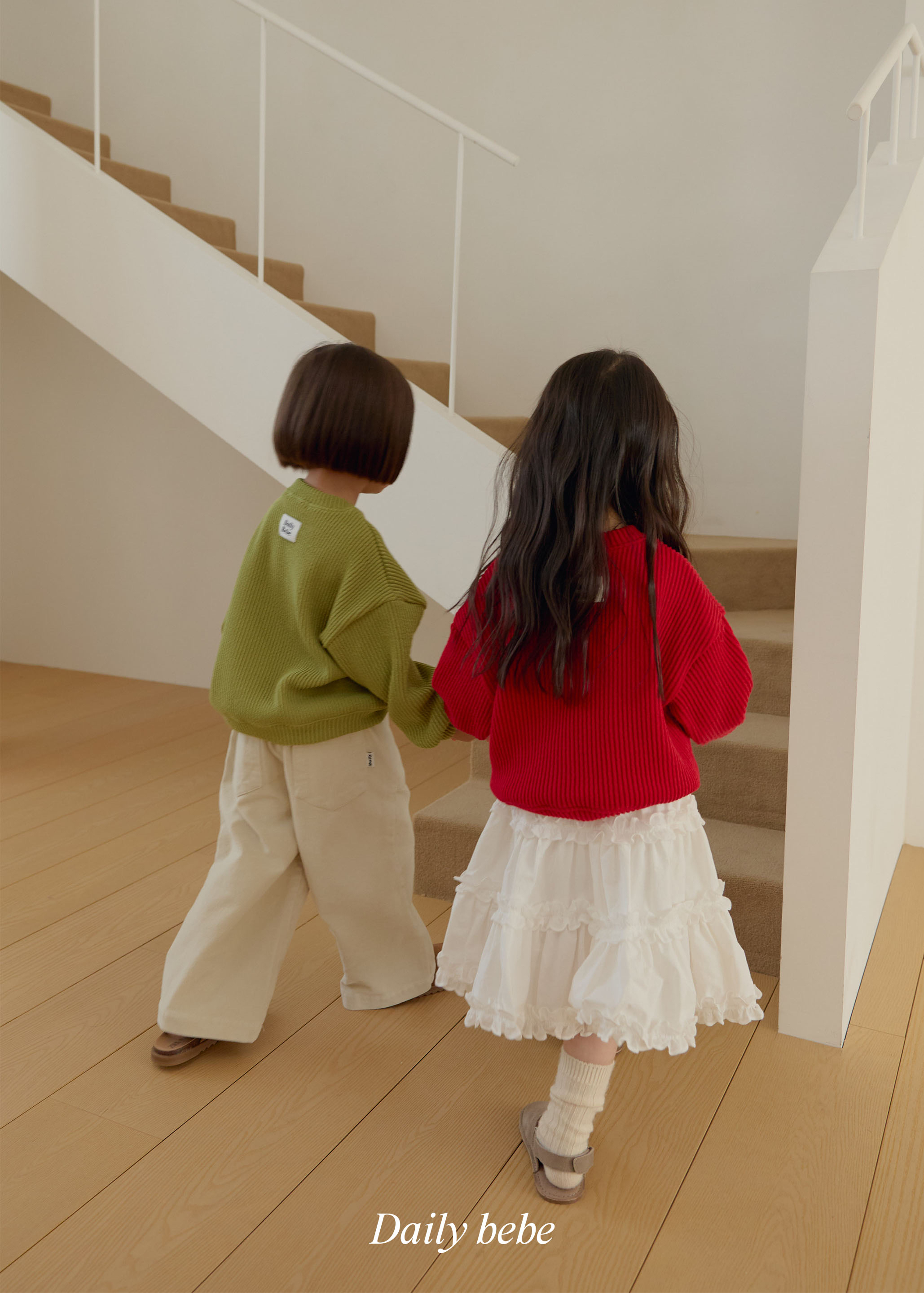 Dailybebe | Chunky Ribbed Sweatshirt