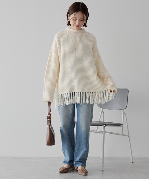 流蘇慵懶感冷衫