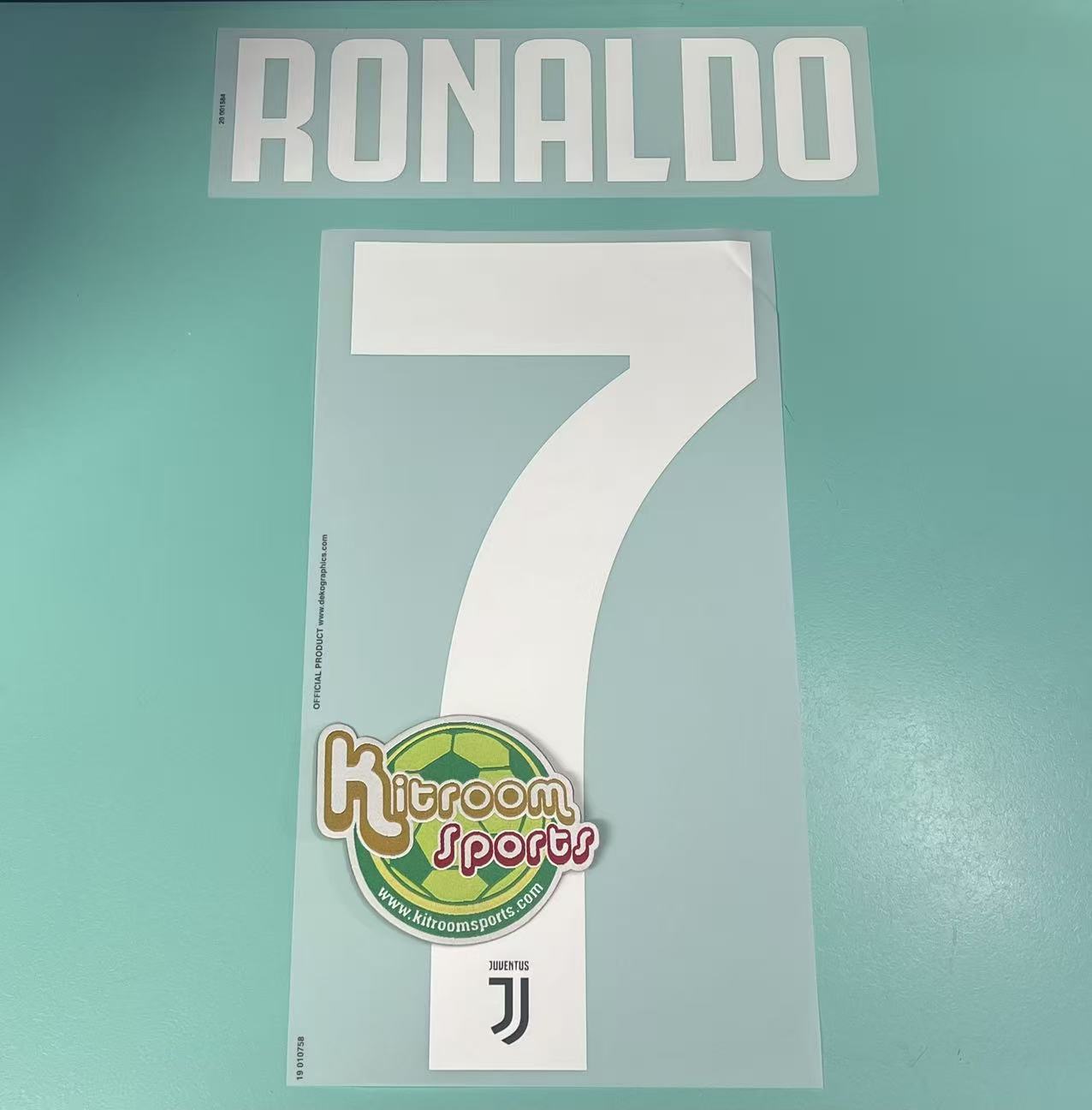 2019-20 Juventus Home / 3rd Nameset #7 RONALDO