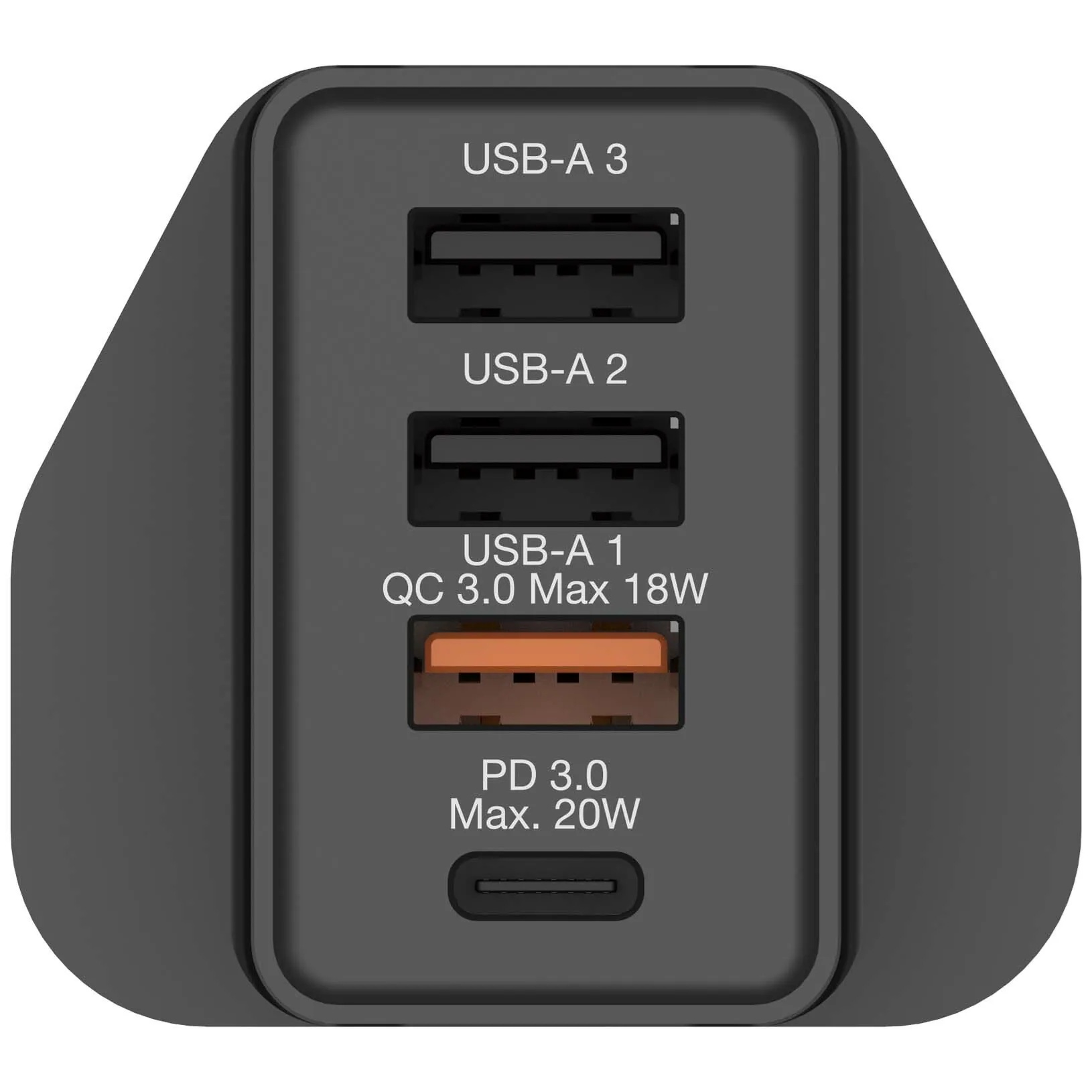 Verbatim 威寶｜4端口30W PD & QC 3.0 USB 充電器