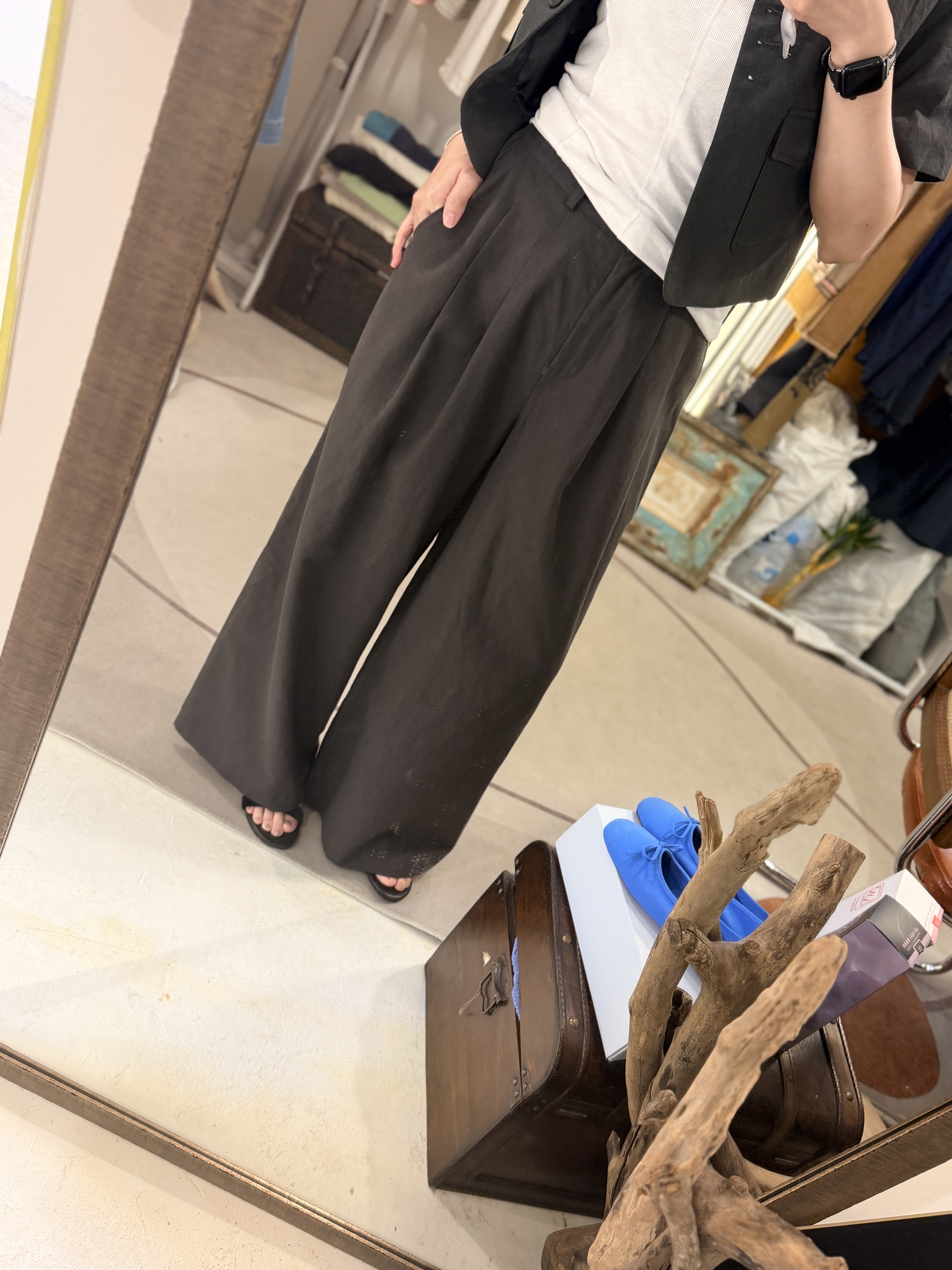 Linen loose pants
