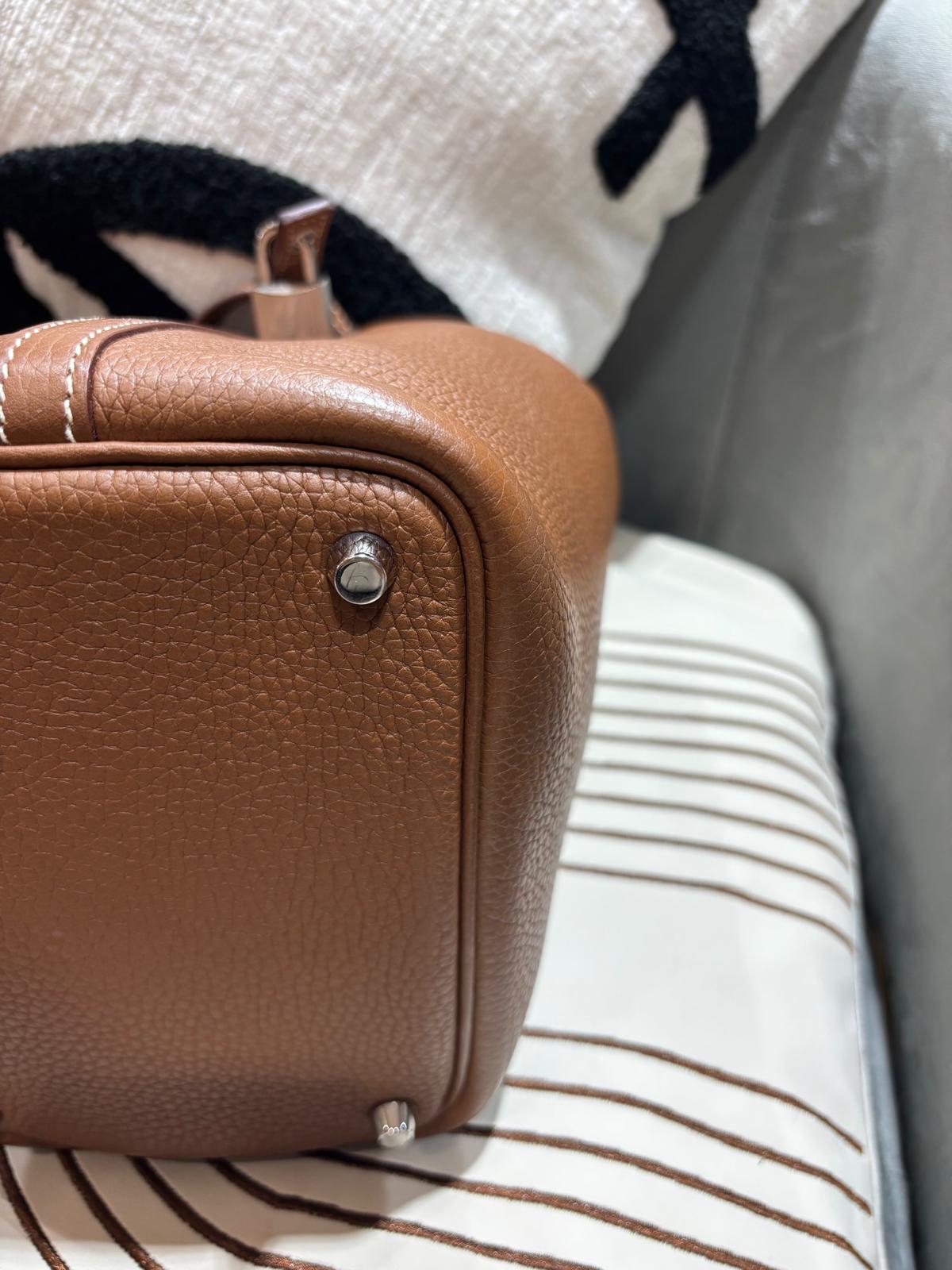 Hermes Picotin 18 STAMP Z Gold 100%Authentic ,93%new  ✅key lock ✅dust bag