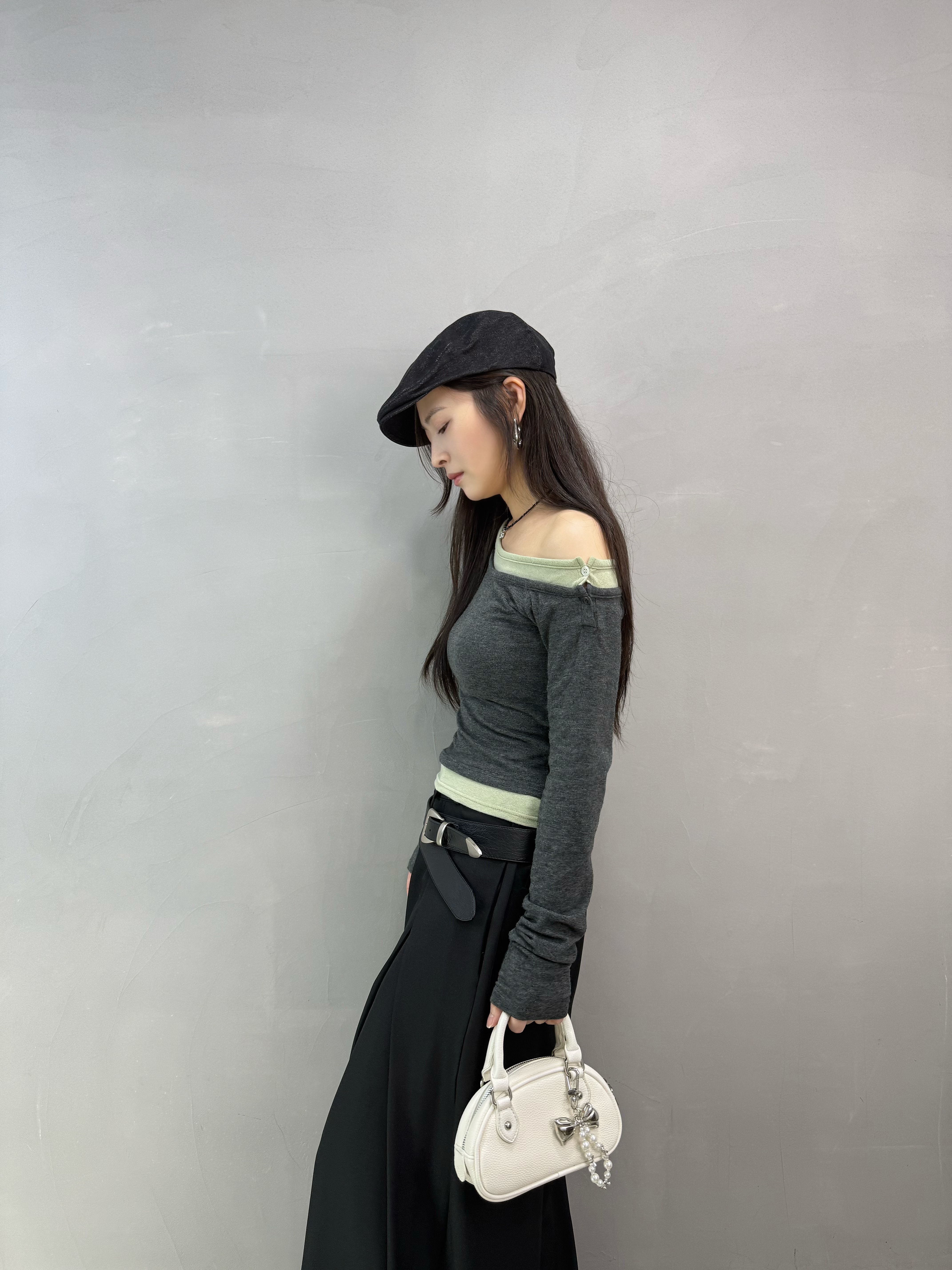 G15 磨砂銀扣粗Belt