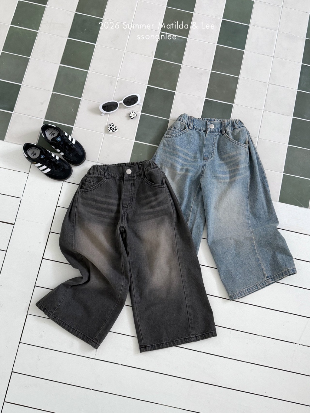 【預訂】 韓國直送 南大門童裝 Matilda & Lee - 牛仔褲