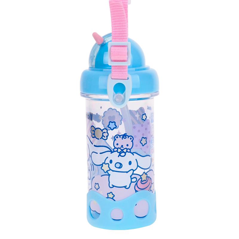 Cinnamoroll 450ml BPA & BPS Free Water Bottle w/ Straw & Neck Strap 膠水樽連飲管及頸繩