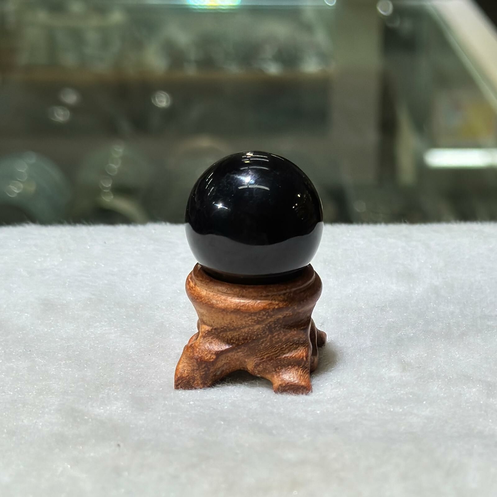黑曜石 球 - 3cm+/- (不連座)