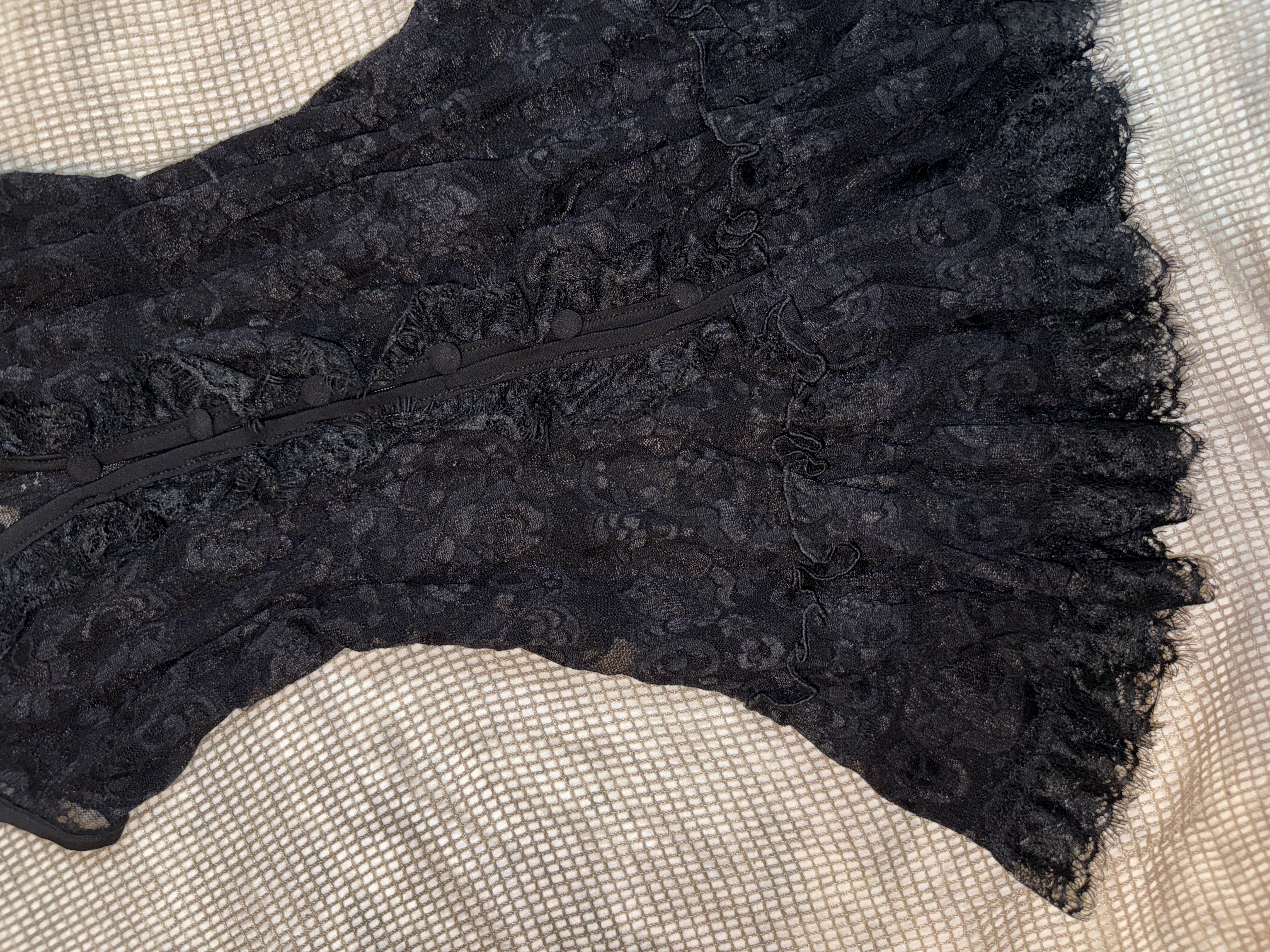 Drak Gothic Buttons Layered Outer