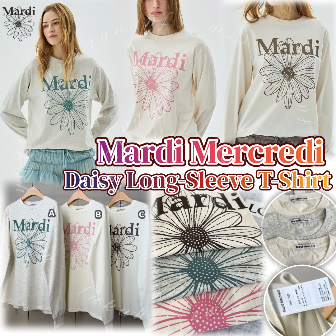 Mardi Mercredi Daisy Long-Sleeve T-Shirt 長袖Tee