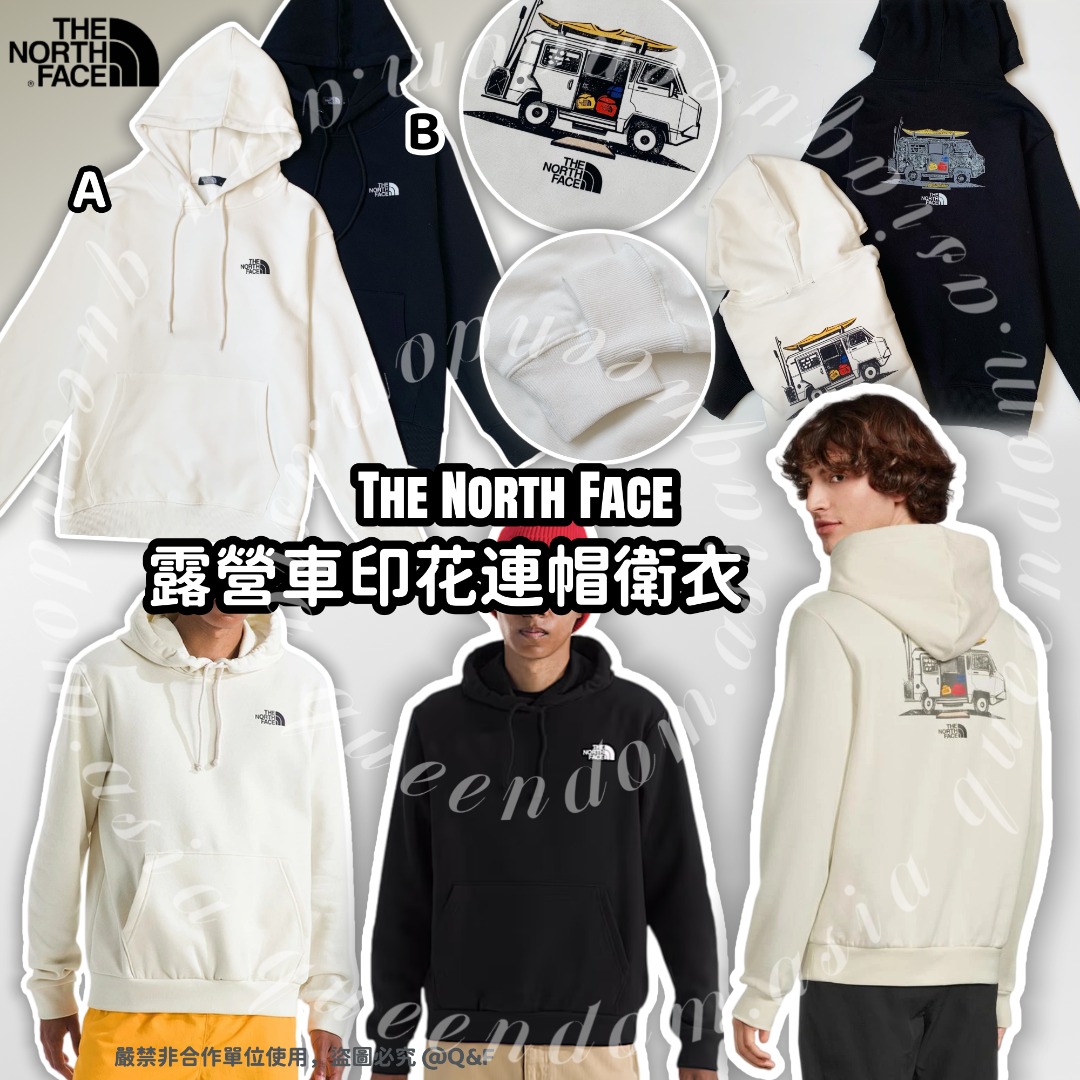 The North Face 露營車印花連帽衛衣 