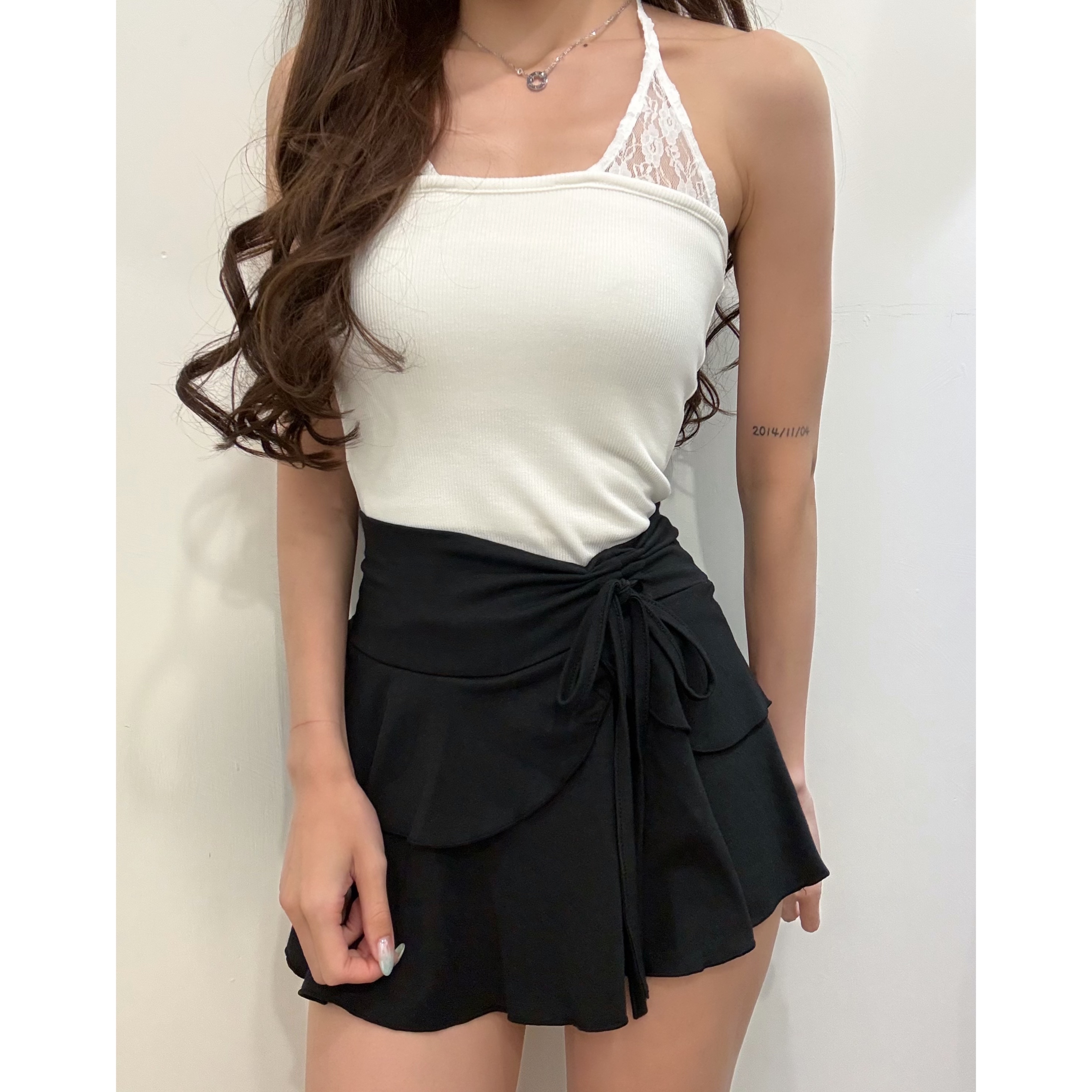 新品價8月4截單🍑2608G《FAUX-2PIECE LACE TUBE TOP》