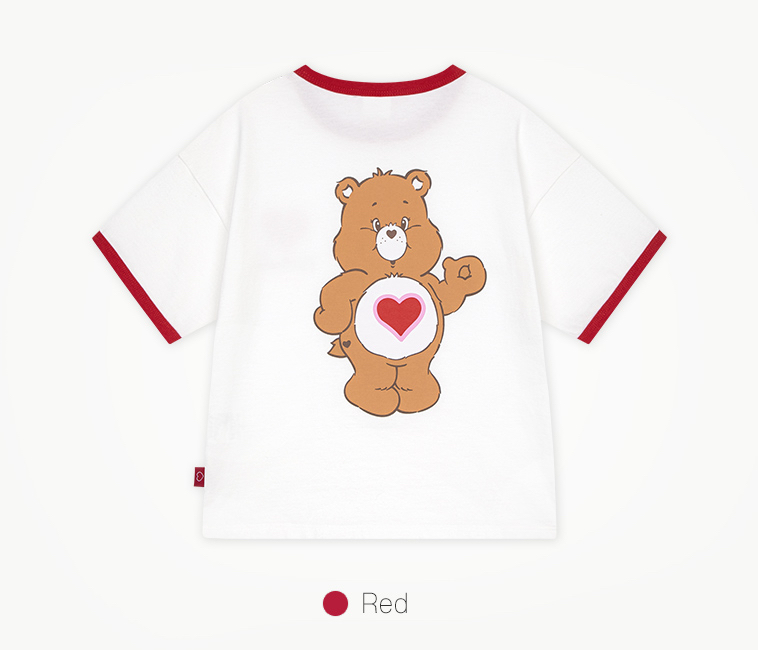 ☀️預訂 韓國直送☀️🇰🇷正版Care Bears兩色溫柔小熊印花格紋上下套裝