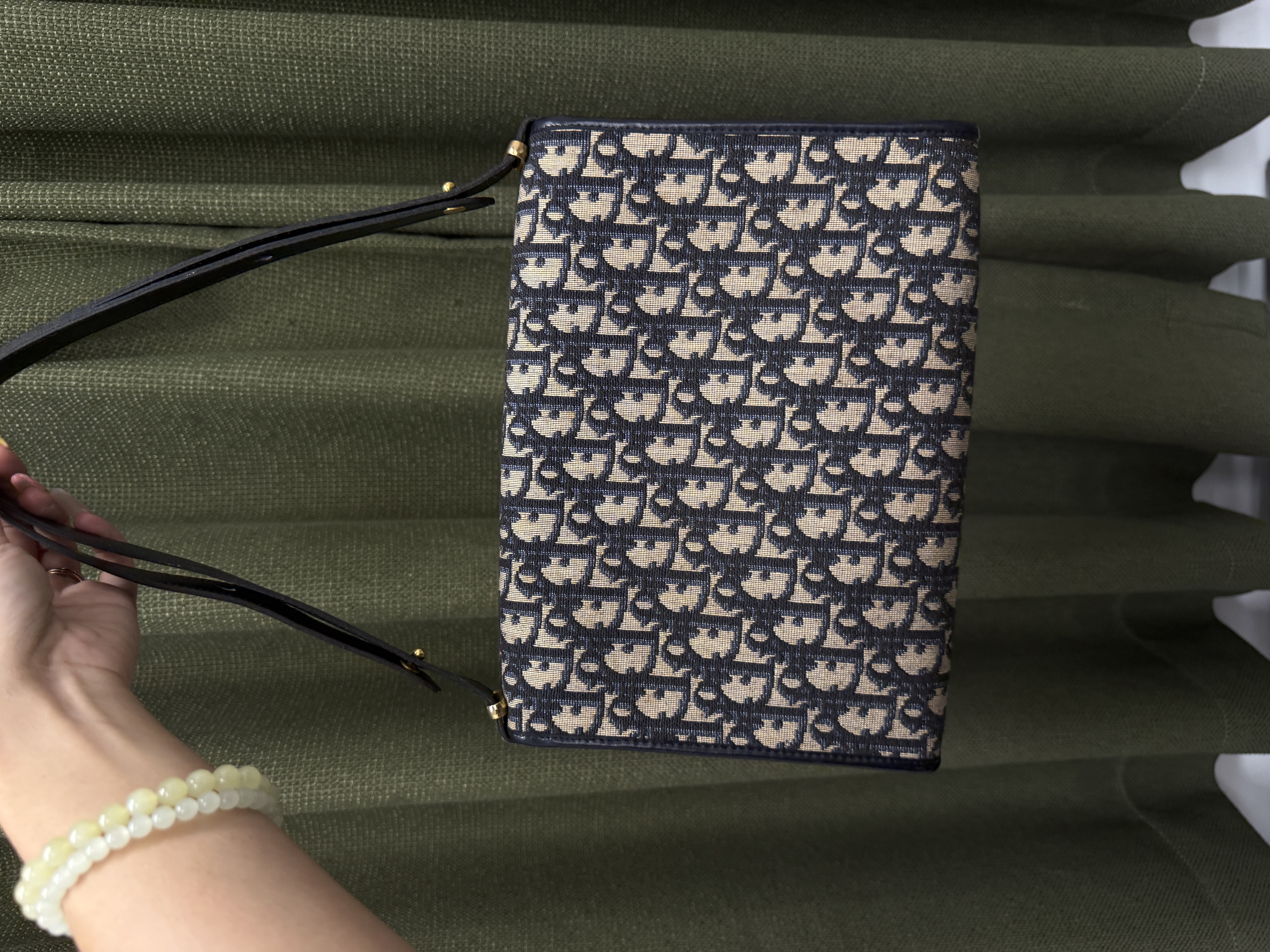 Dior Trotter Vintage Shoulder Bag