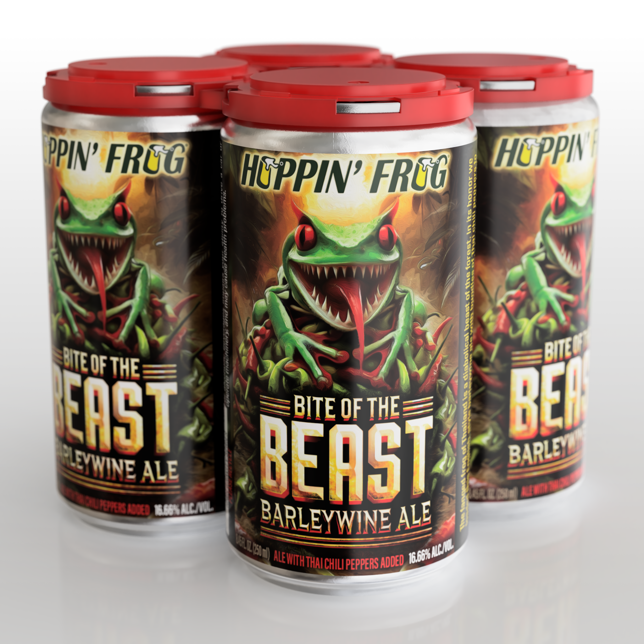 Hoppin' Frog B.O.R.I.S. THE CRUSHER / BITE OF THE BEAST BARLEY WINE / BARREL AGED Q.O.R.I.S. THE QUASHER / BOURBON BARREL-AGED PEANUT BUTTER HAZELNUT CARAMEL CHOCOLATE CAKE STOUT