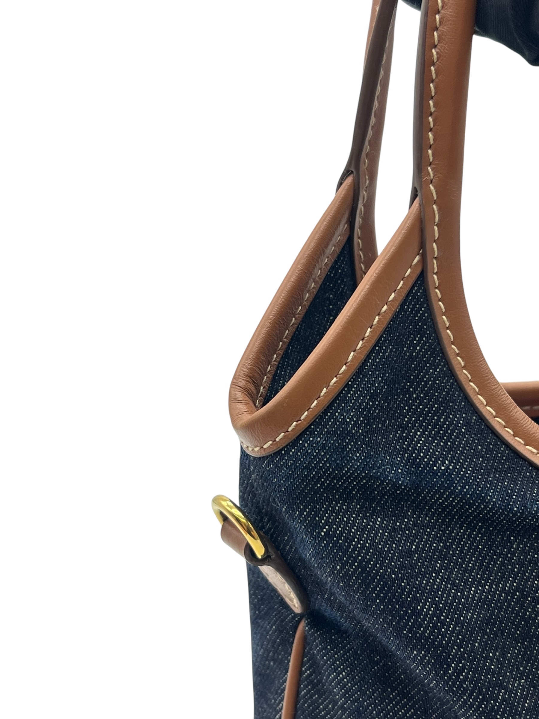 Pre-Owned MIU MIU Ivy Tote Mini Blue / Product Code: 26060506