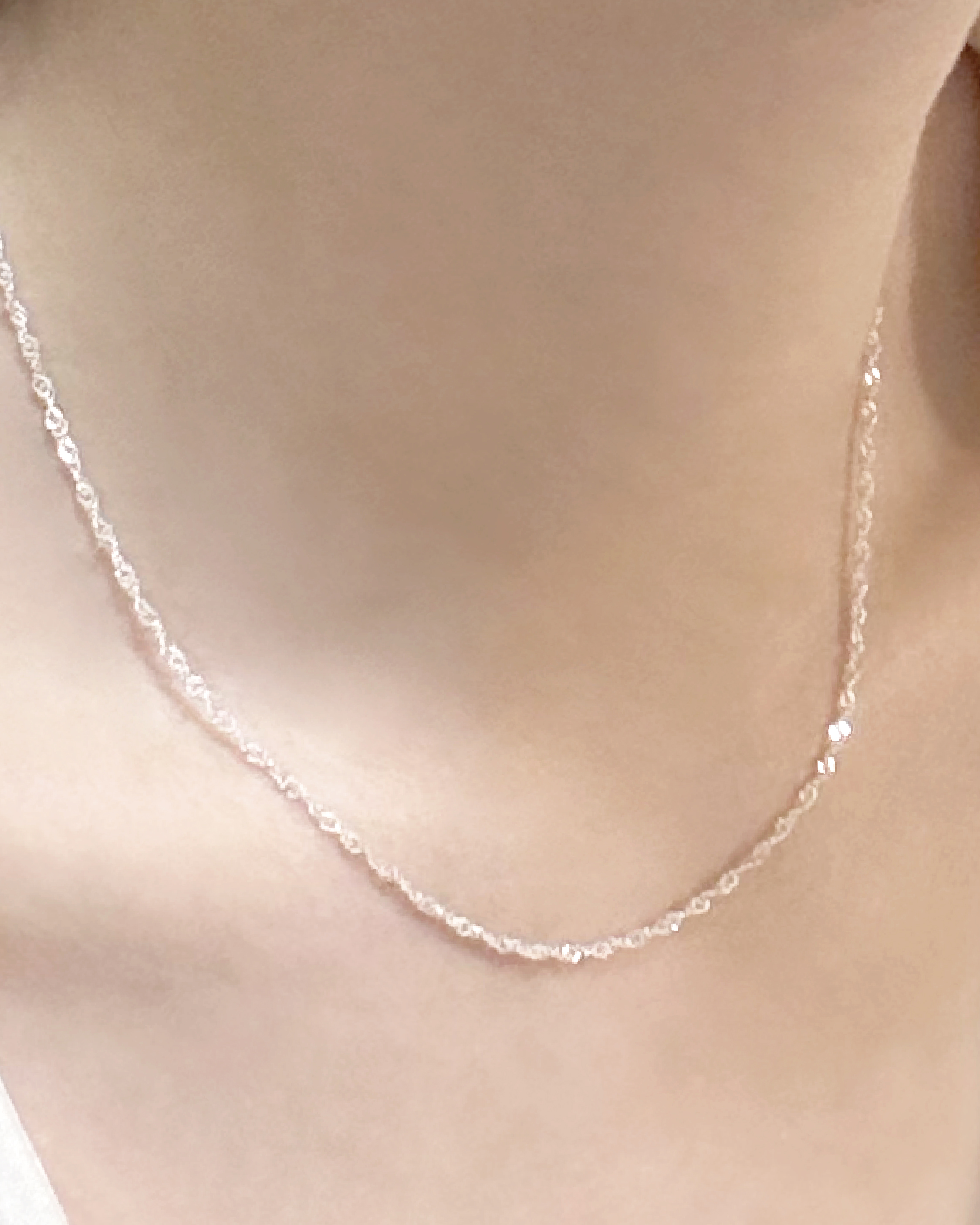 Ultra Fine Twist Necklace
