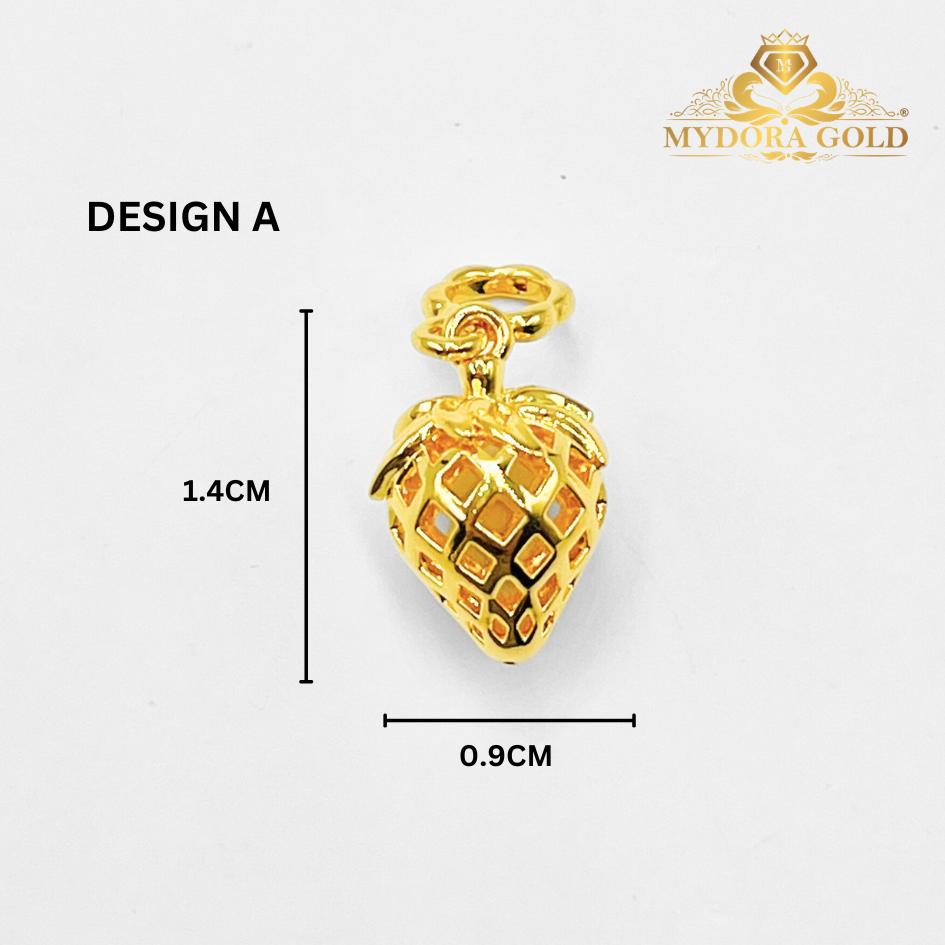 MYDORA Loket Strawberry Full Gold Series (5G) l EMAS 916/22K