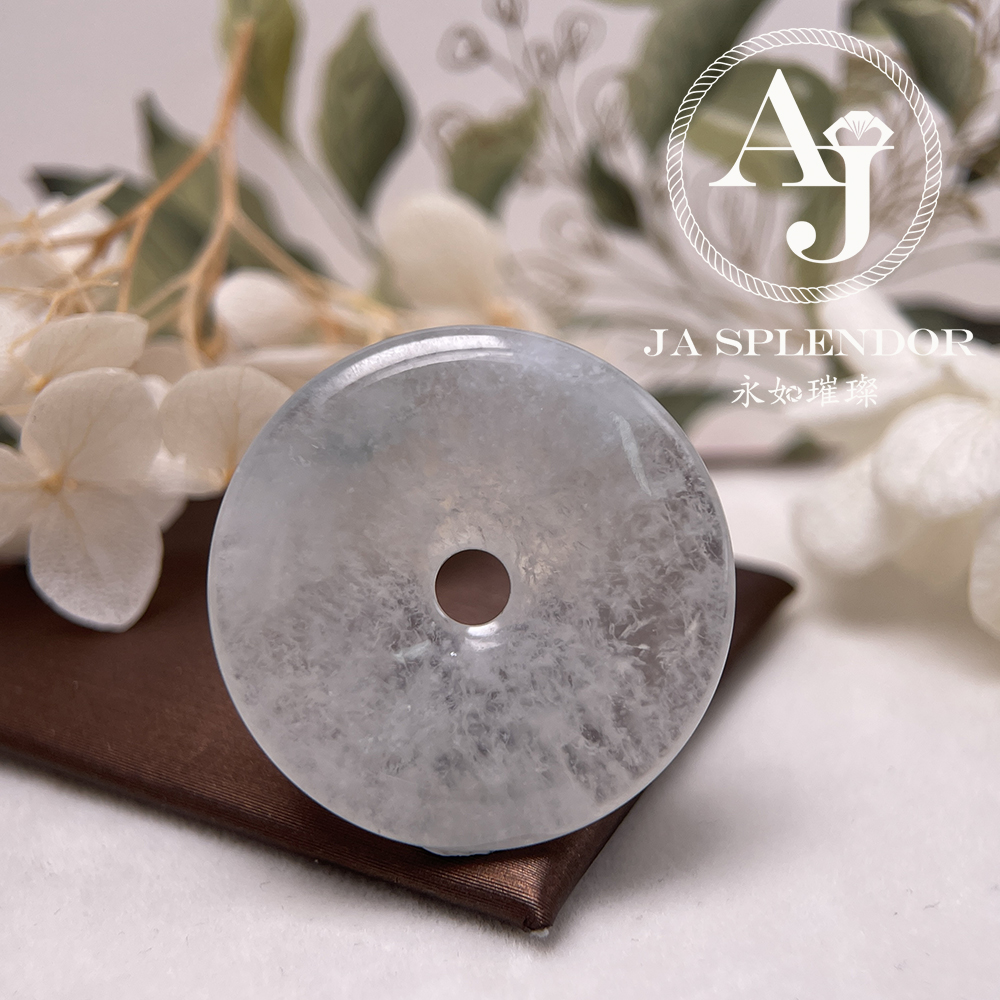 JN-3298 天然翡翠A玉 高冰特色意境棉平安扣