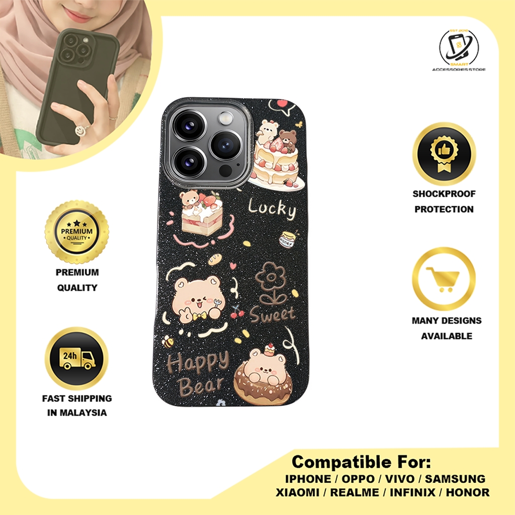 BLING CASE PHONE FOR IPHONE - DESIGN BEAR B