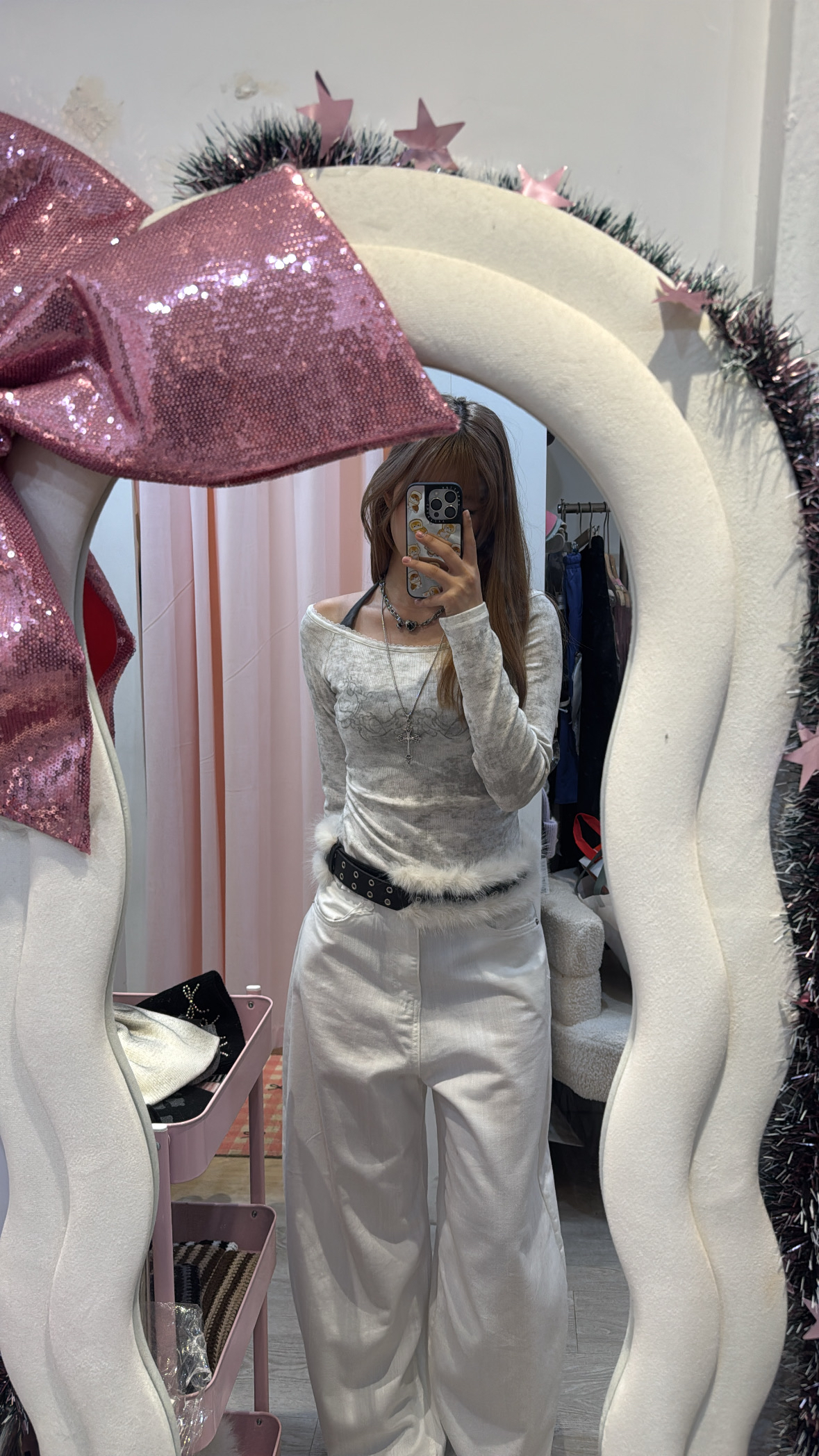 已售罄❌韓國Y2K型格假兩件修腰扎染top