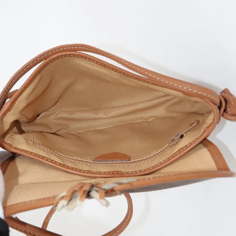 Celine Brown Macadam Shoulder Bag