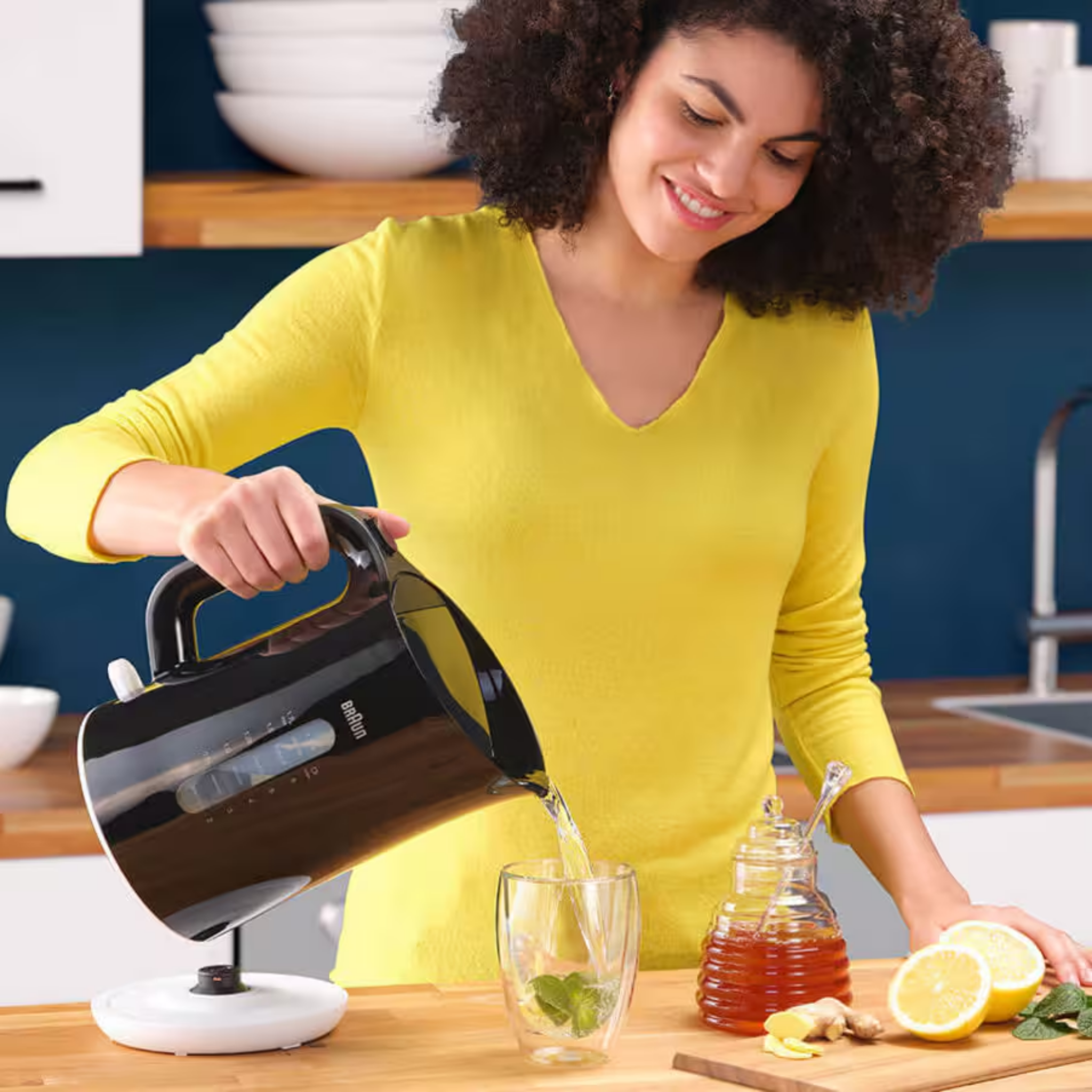 Braun Breakfast1 1.7L Electric Kettle Black (WK1100BK)