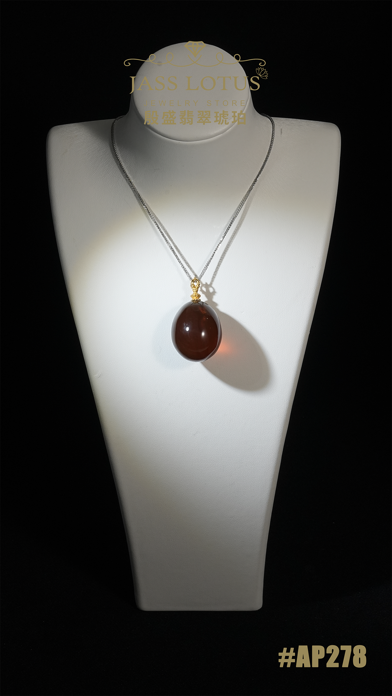 緬甸天然琥珀紫羅蘭蜜珀水滴形吊墜