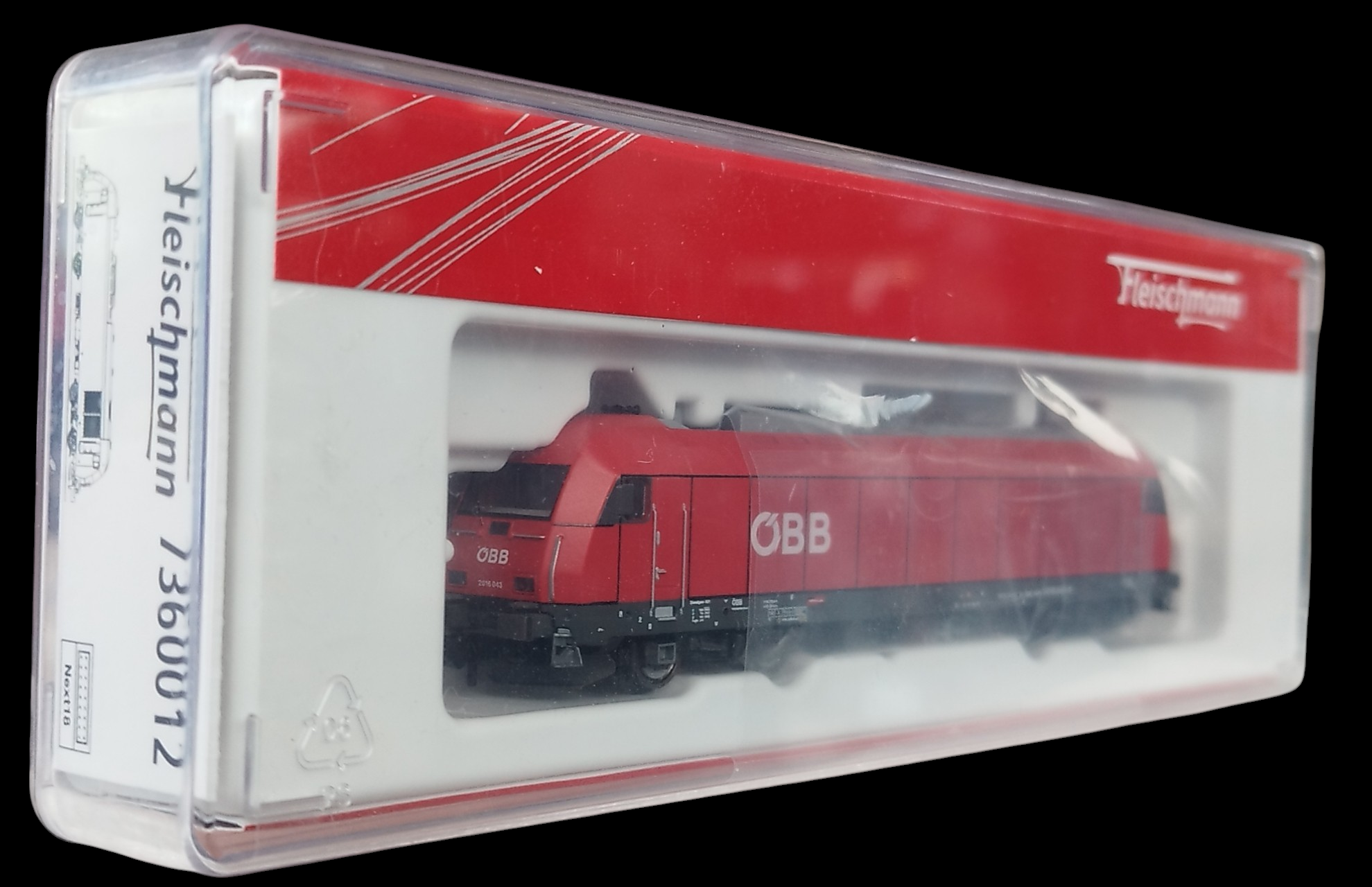 Fleischmann N-scale Diesel locomotive class 2016 ÖBB (香港ER20原版）