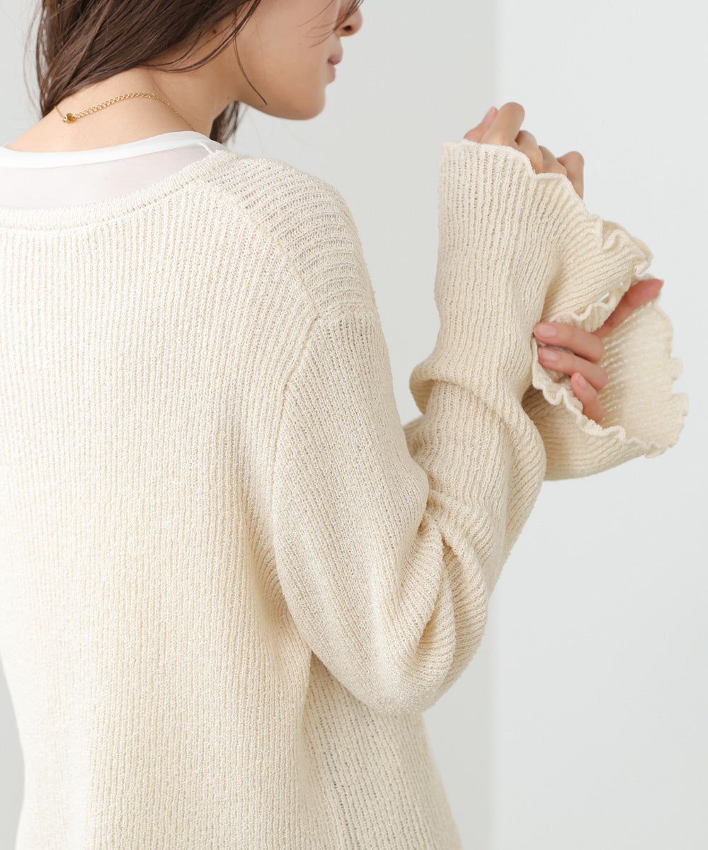 <JP> Spring Mellow Ruffles Soft Knit * 4色入 <預購>