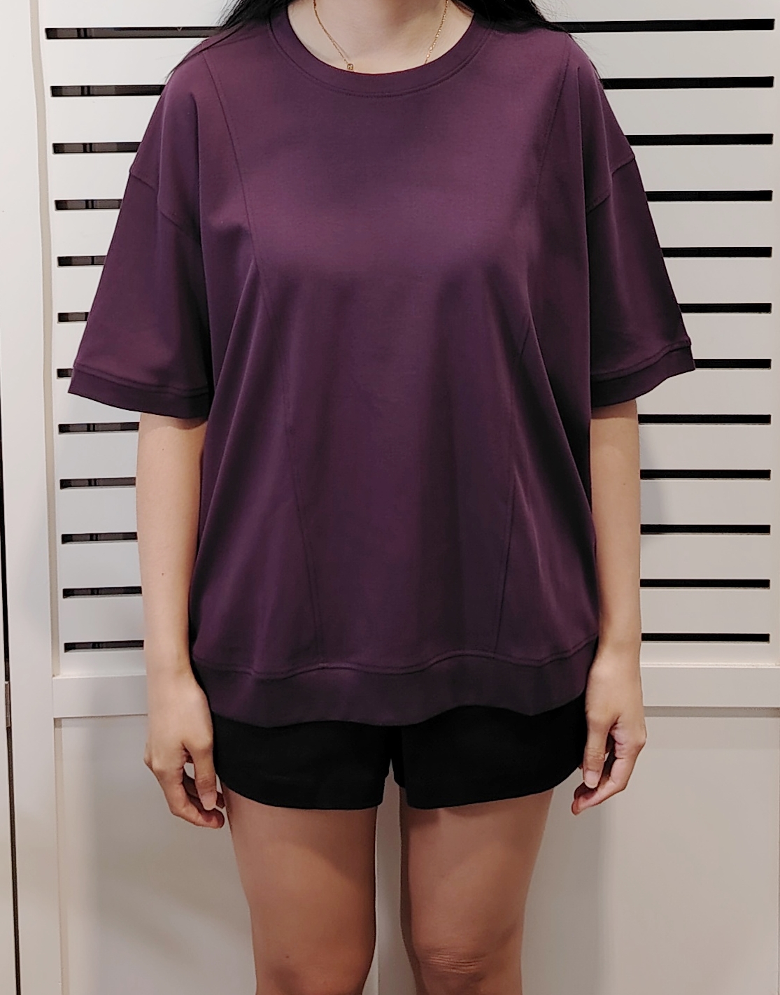 20075 Round Neck Over Size Tee