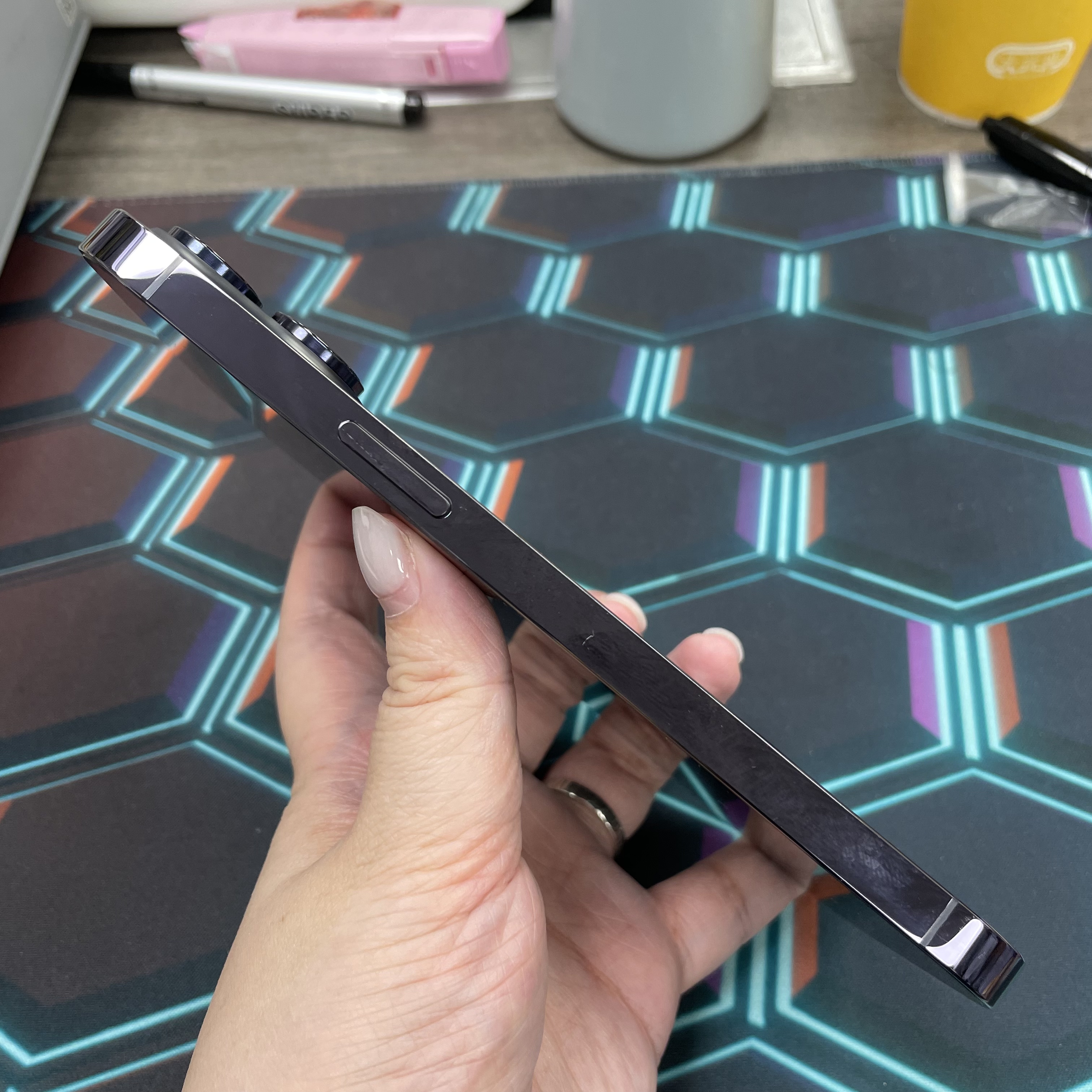 *6663 14 Pro max 完美機 128GB 電100 紫色 purple