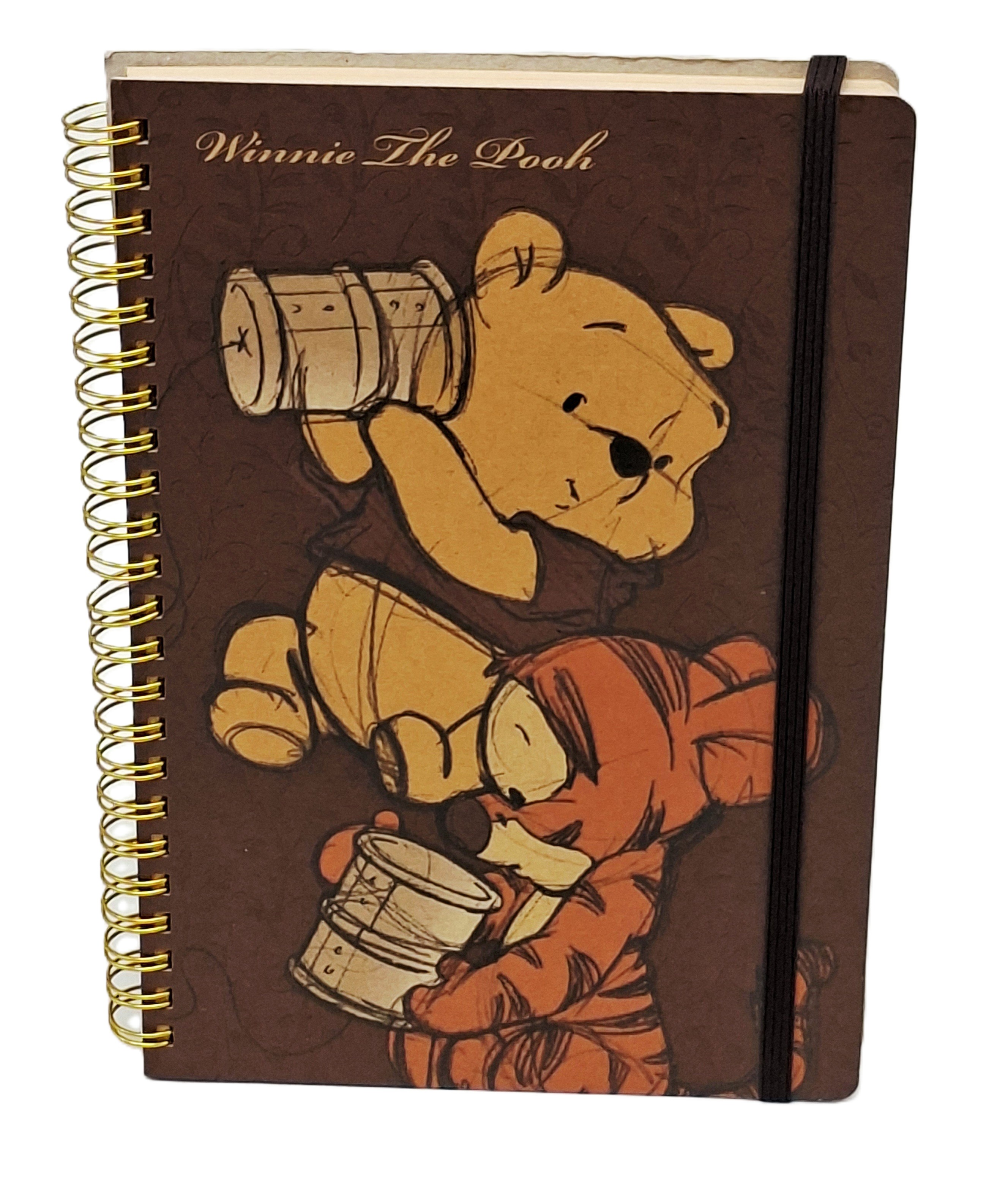 線圈筆記本-方格 Winnie the Pooh 維尼熊    (DPNA-25K-14B)