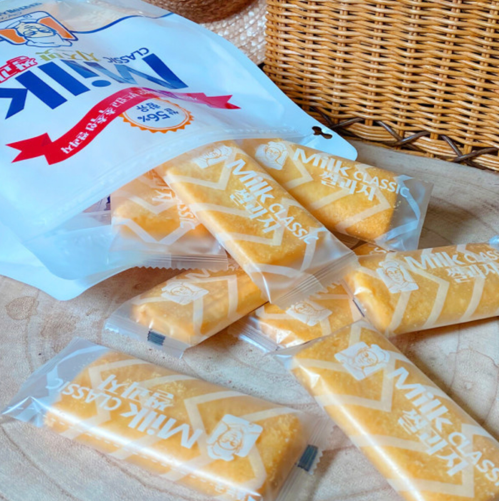 韓國 Milk Classic 芝士味米餅條