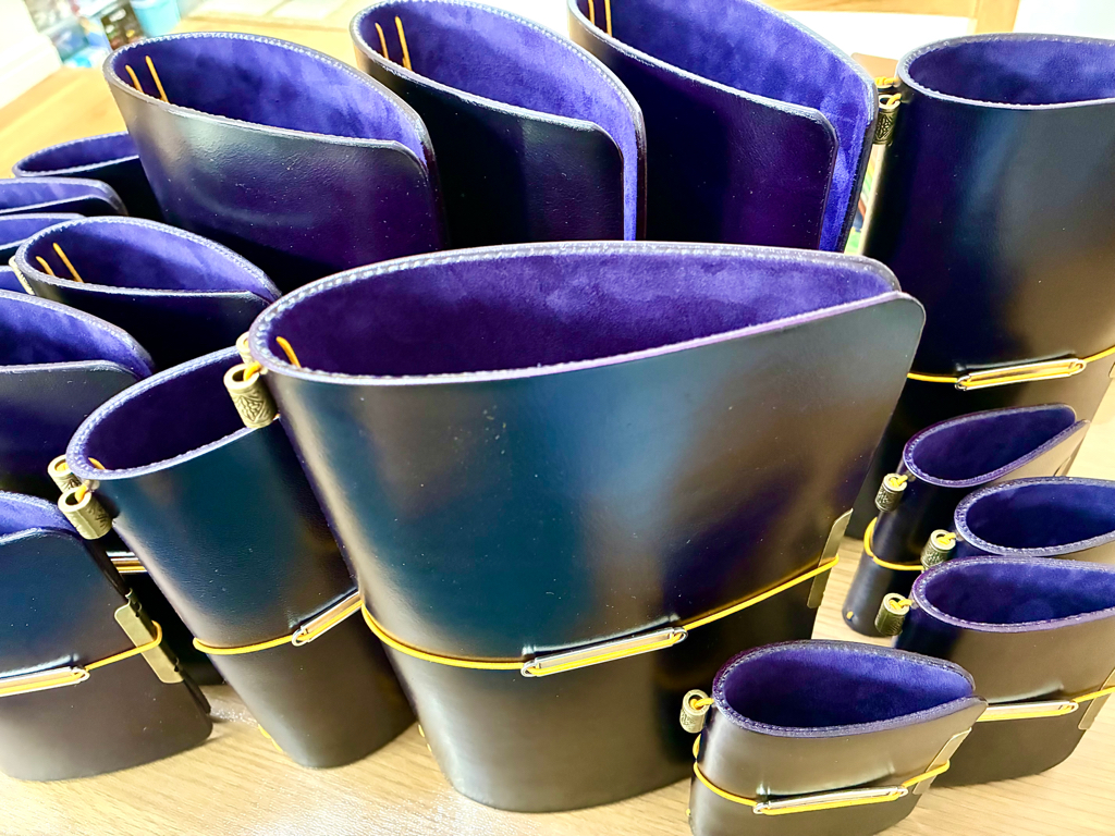 Kayztyle Collection 2026-23WD．11 of Hidden Violet | Double-sided 2-fold Leather Journals