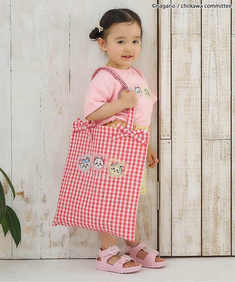 🇯🇵預訂 日本直送🇯🇵Apres les cours x Chiikawa系列人物刺繡貼花格紋手提包