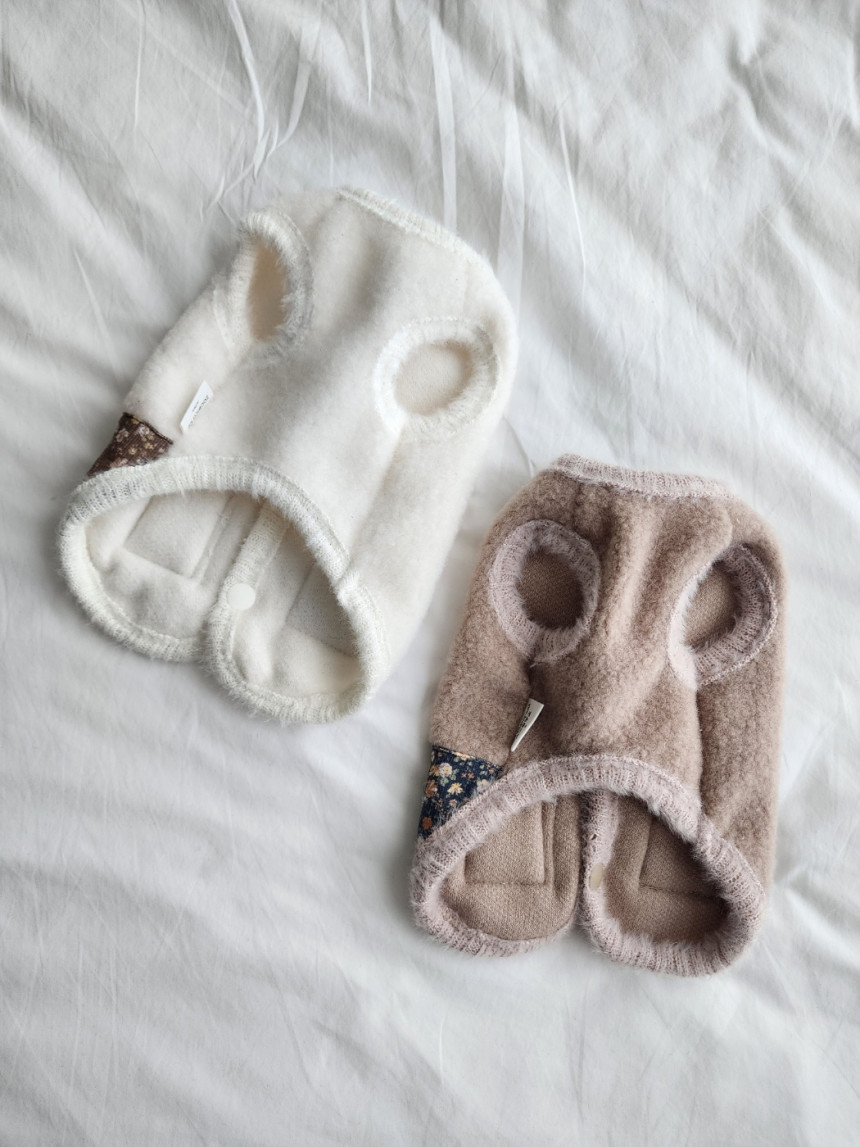 韓國 拼接 毛毛 衫仔 🐶🐱