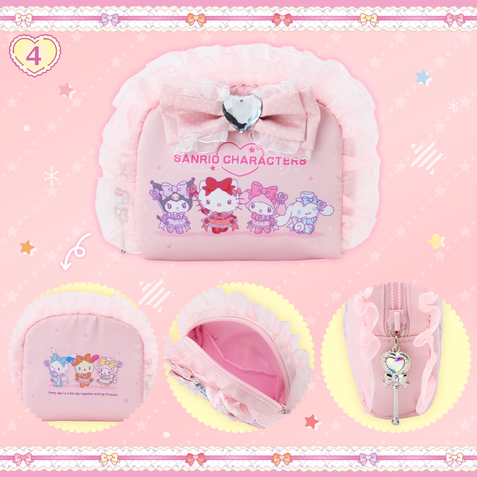 🌸 【預訂】Colorful dress series-No.4-Pouch