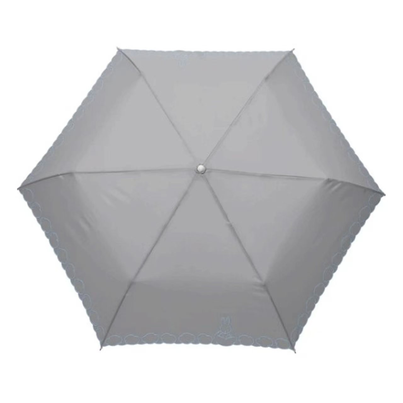 日本直送 Miffy 一級遮光晴雨兼用縮骨遮｜Miffy 手柄刺繡款 1st Class Light-Blocking, Compact Folding Umbrella