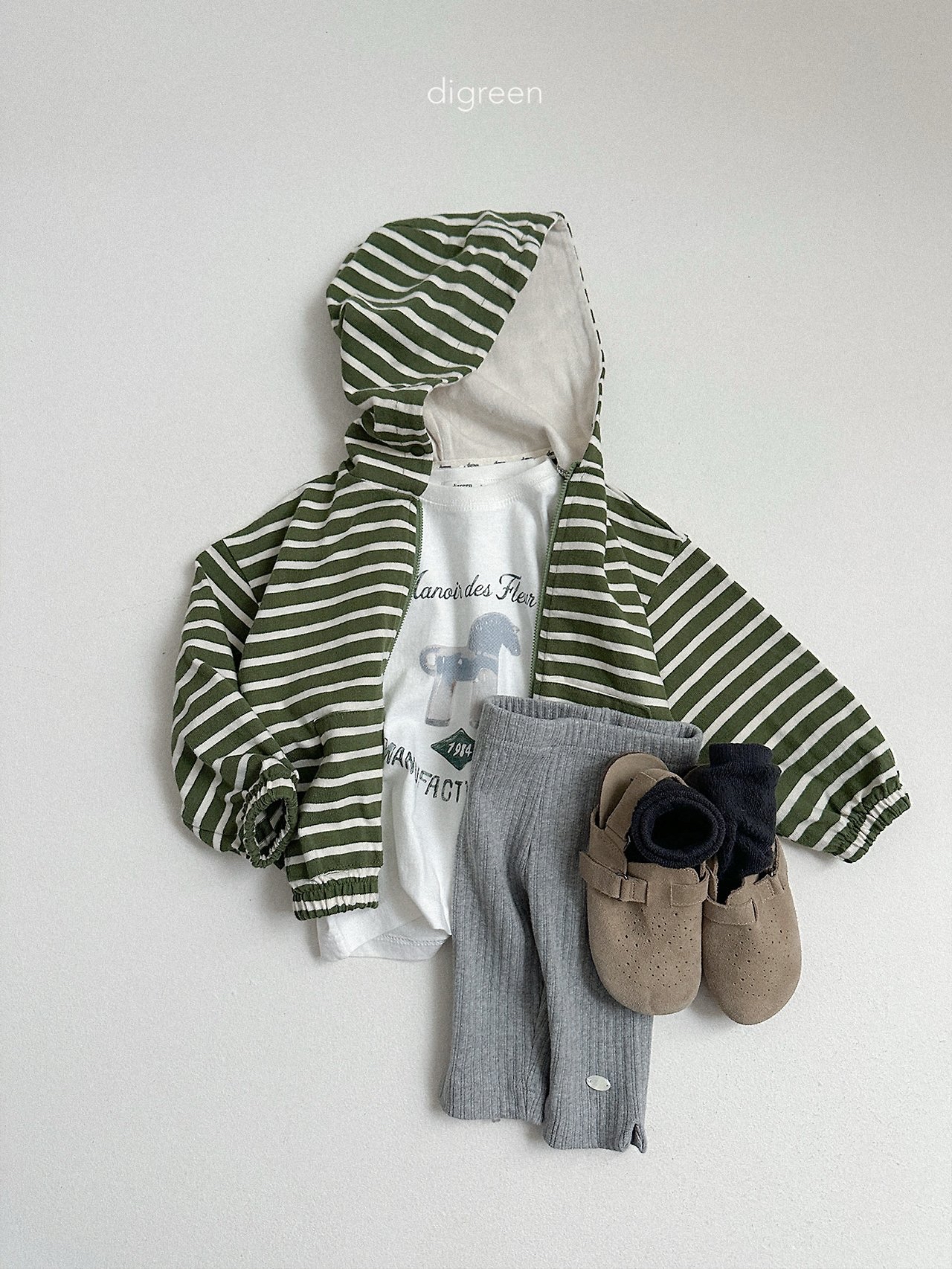 Digreen | candy hood zip-up 