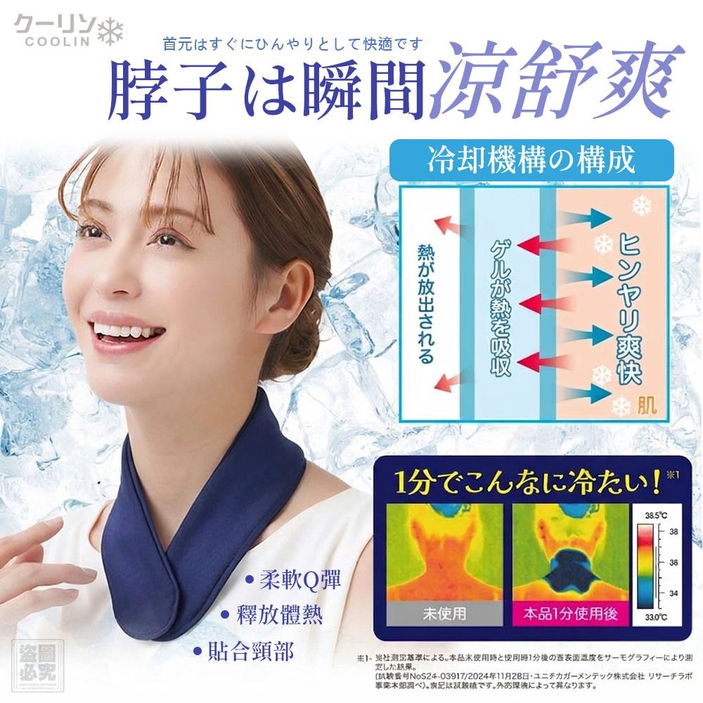 日本クーリン-便攜凝膠凍感頸帶