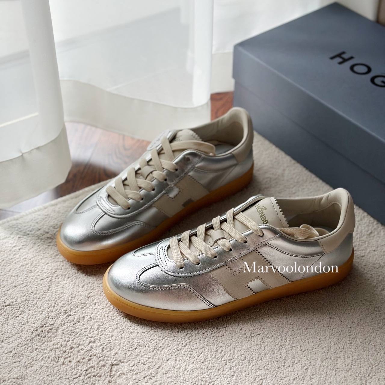 訂貨📮Hogan 銀色 cool sneaker 補碼 Size 36/36.5/37/38.5/39/40