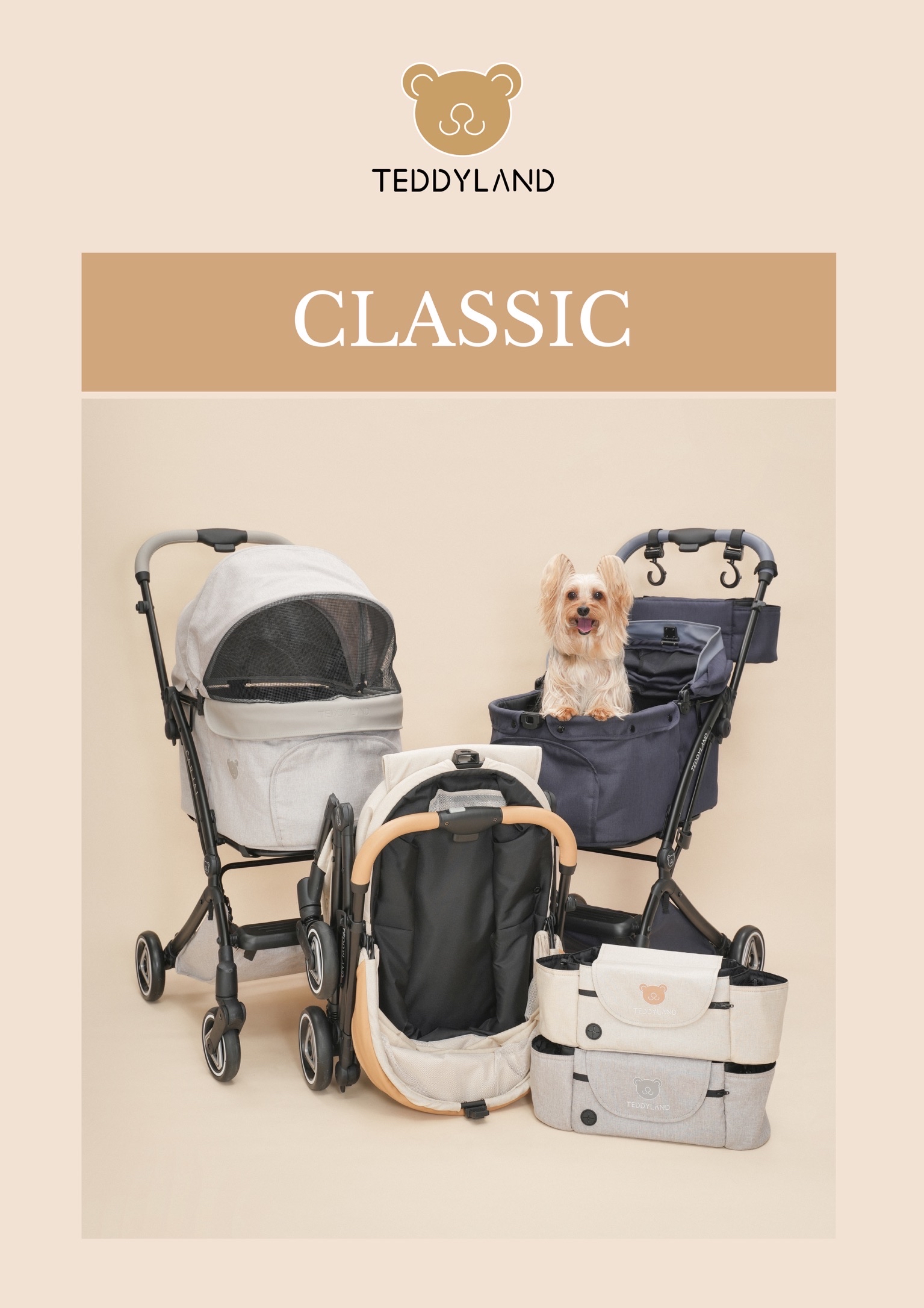 TeddyLand Classic 寵物手推車
