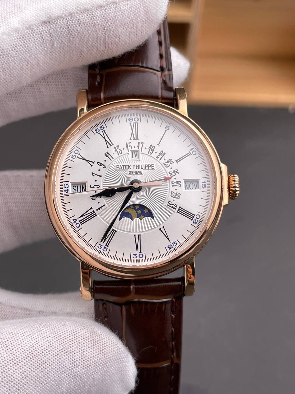 今日推荐🚞V3版 百达翡丽古典超级复杂多功能5159 万年历系列腕表/38mm/9015机😍