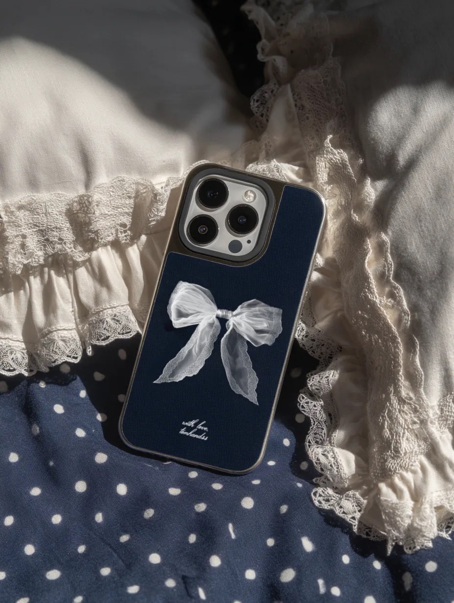 【Beautiful in White#01】銀框磨砂面MagSafe iPhone Case
