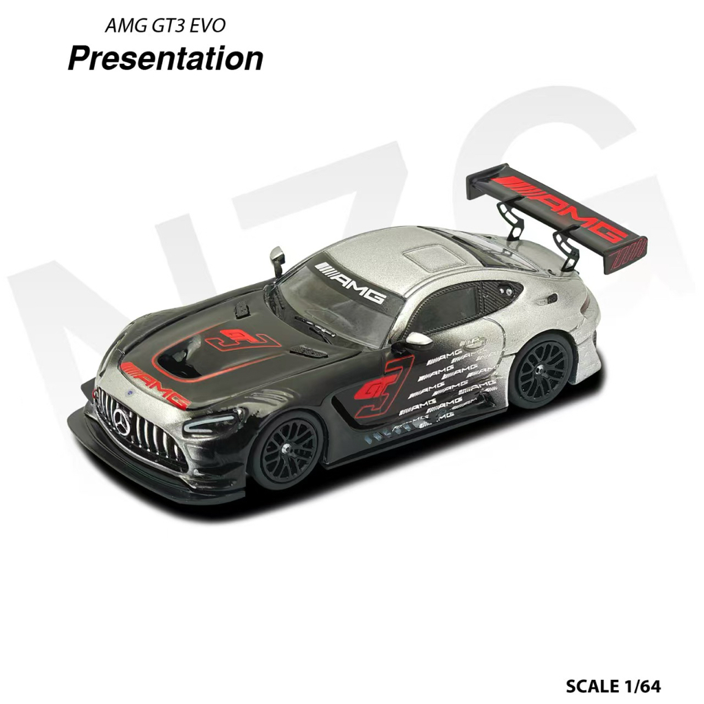 (預訂 Pre Order) KILO WORKS 1/64 MERCEDES-AMG GT3 (114600001) (114600005)