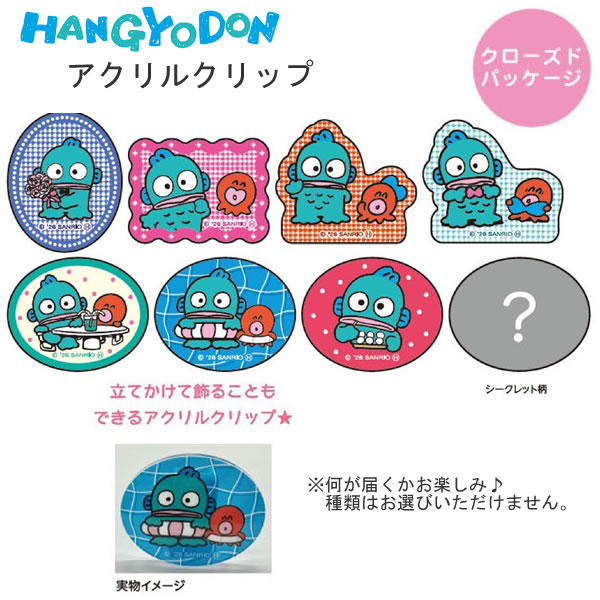 Sanrio 水怪 亞克力夾 盲盒 (隨機發貨)