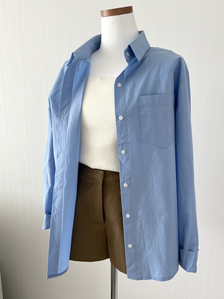 The Oxford Pocket Shirt (Blue)