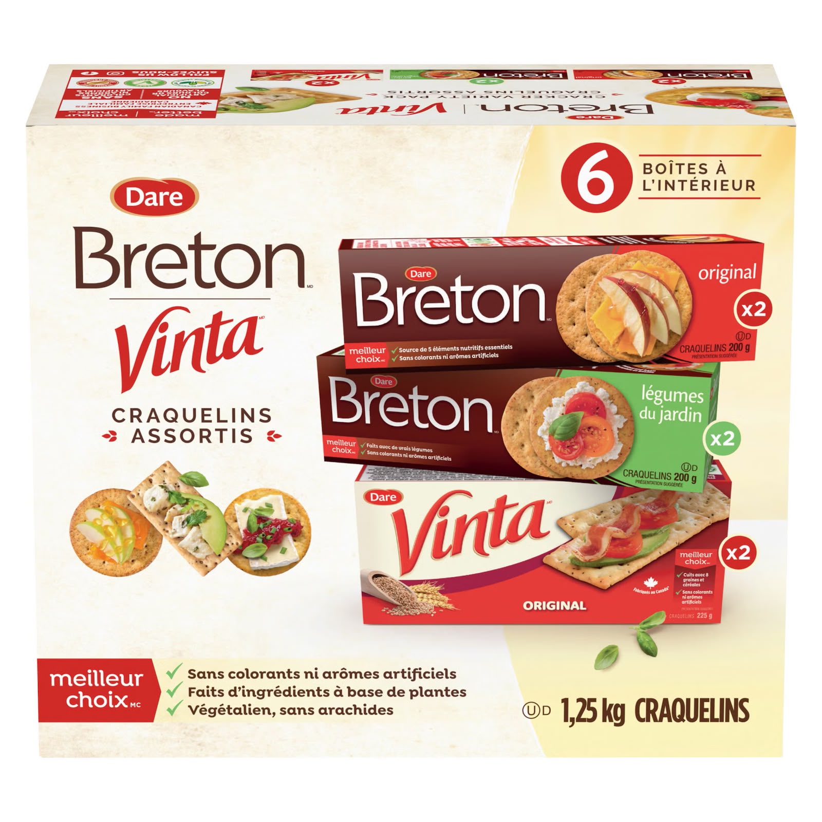 加拿大直送│Breton & Vinta 綜合餅乾🍪🍪⼤包裝 1.25kg