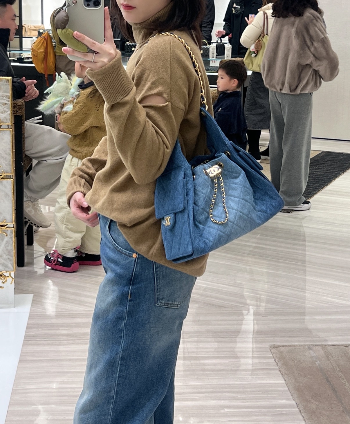   Small size~🔥🔥CHANEL 25 BAG 牛仔😍容量實用啊✨